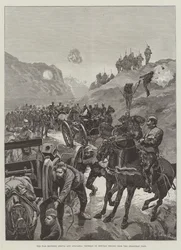 La guerra tra Serbia e Bulgaria, ritirata delle truppe serbe dal Passo di Dragoman